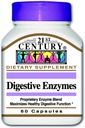 21st Century Digestive Enzymes Capsules, 60 Count (Pack of 2)