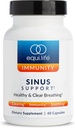 Supplément de soutien Equilife Sinus avec berbère, NAC, racine de réglisse et mélange de plantes riches antioxydantes, formule à base de plantes pour équilibre saisonnier, sans gluten, sans soja et sans lait, 20 portions