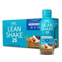 GNC Lean Shake 25 Protein Shake, Gestion cliniquement prouvée du poids, Remplacement des repas, 25g Protéine avec sucre ajouté zéro, prêt à boire, Caramel de noix de coco, Paquet de 12