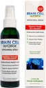 #1 Brain Health Booster in A Spray - Améliorer la concentration et la mémoire - Worx de cellules cérébrales (sublingual), Tous naturels - Pure ingrédients de la plus haute qualité Alpha GPC (Choline), Ginkgo et Resveratrol
