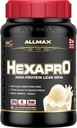 ALLMAX HEXAPRO, French Vanilla - 2 lb - 25 Grams of Protein Per Serving - 8-Hour Sustained Release - Zero Sugar - 21 Servings