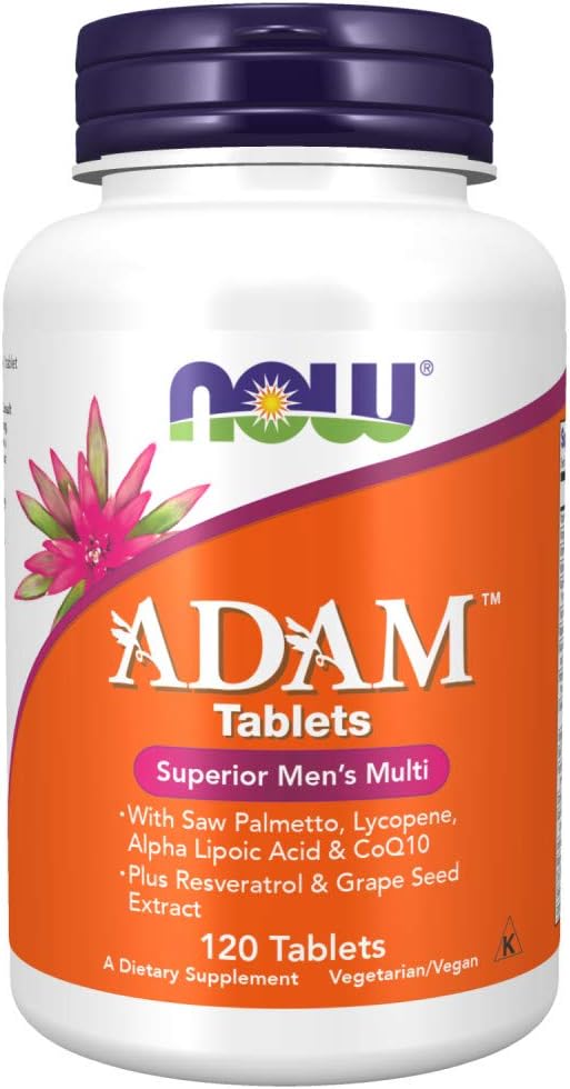 Maintenant nourritures Adam hommes vitamines multiples 120 onglets