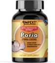 Extrait de champignons Poria Cocos - Qualité premium, seulement extrait de corps fruitiers, antioxydant, soutien du rein, calme et bonne humeur, boost cardiovasculaire, 90 capsules veg.