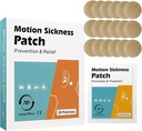 20 Count Motion Sickness Patches - Fast Acting Relieves Dizziness from Seasickness and carsickness, Suit for Car and Boat Rides, Cruise and Airplane Travel Patches