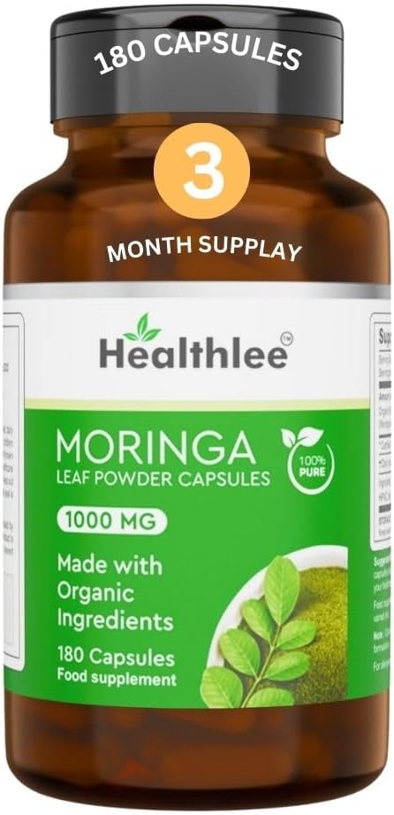 Moringa Pure Capsules Supplément Moringa Organic Moringa Oleifera
