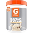 Poudre de protéines Gatorade Whey, 20 portions par boîte, 20 g de protéines par portion, Vanille, 19,7 Oz