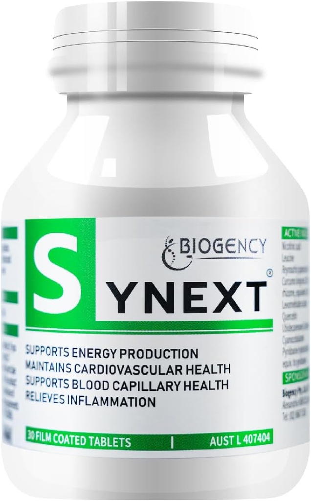 Supplément NMN Synext - 4 packs NAD+ Supplément avec Liposomal Nicotinamide Ribosid Resvératrol Quercetin - Supplément NAD haute pureté pour anti-âge, énergie, focus 30 Tabs
