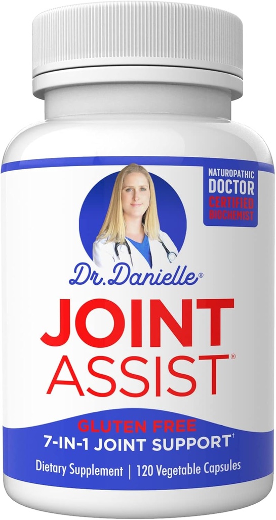 Doctor Danielle Joint Assist - Glucosamine Chondroïtine Turmeric Msm Boswellia - Soutien et secours interarmées - 120 Capsules