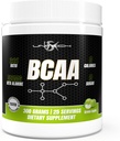 Unitech USK BCAA= Supplément d'entraînement pour la récupération musculaire, le soutien de l'endurance et l'absorption des nutriments= Riche en vitamine C, B6, Valine, Leucine et Isoleucine= 300g