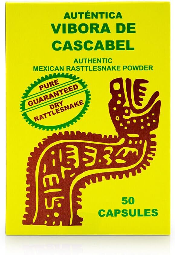 Generic Vibora de Cascabel Capsules Oral Treatment Skin Care Pimples & Acne 50 Caps