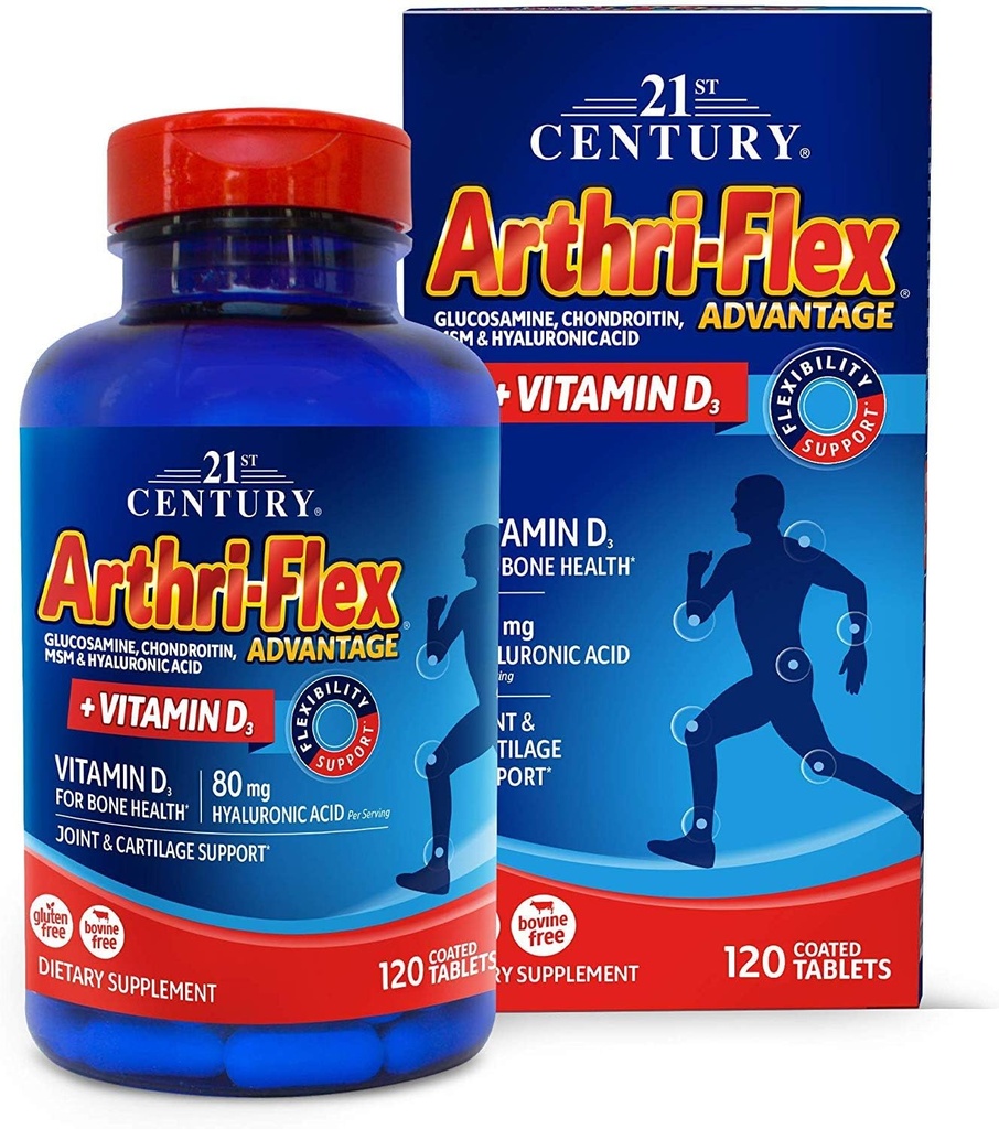 Avantage Arthri-Flex et vitamine D3 120 Comprimés