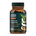 Gaia Herbs Turmeric Supreme Extra Strength - Supporte les désagréments occasionnels de l'usure normale et de la tear* - avec Curcumine curcuma et poivre noir - 60 Vegan liquide Phyto-Capsules (jusqu'à 60 jours)