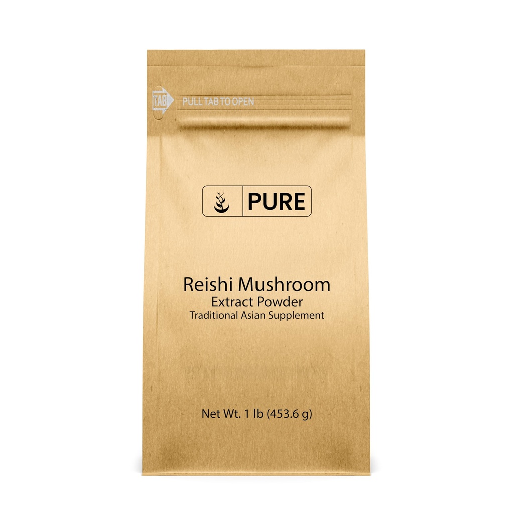 PURE ORIGINAL INGREDIENTS Reishi Mushroom (1lb) Lingzhi, Traditional Supplement, Non-GMO, Lab-Verified
