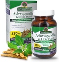 Réponse de la nature Ashwagandha Root with Holy Basil 60 Capsules (en anglais seulement) Supporte une réponse saine au stress * , Calme. Détendez-vous et détendez-vous*.