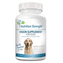 Soin des yeux pour chiens Supplément de vision quotidienne avec lutéine, zéaxanthine, astaxanthine, CoQ10, antioxydants de la myrtille, vitamine C, vitamine E support pour les problèmes oculaires de chien, 120 comprimés à croquer