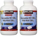 Glucosamine de marque Kirkland avec MSM, 375 comprimés (2 paquets)