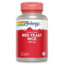 SOLARAY Red Yeast Rice 600mg Support système, non irradié et sans citrine, laboratoire vérifié, 120 VegCaps