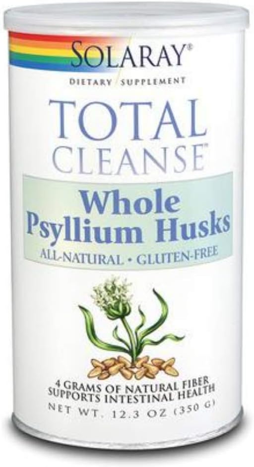 SOLARAY Psyllium Husk, Powder, Unflavored (Can) | 350g