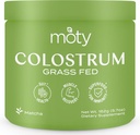 Moty Bovine Colostrum Grass Fed Powder Supplement for Gut Health, Muscle Recovery, Superfood for Immunity, Gluten Free (60 Servings) - Matcha Flavored
