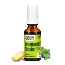 California Natural Immunity Shots 1oz bouteille, racine de gingembre biologique, huile d'origan - Potent & Pure Immune System Booster - Immune System Support & Wellness Shot (Pack of 1)