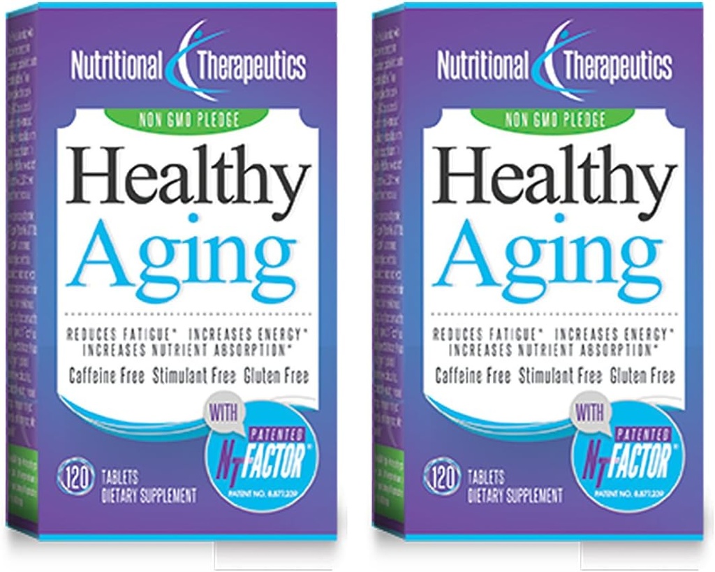 NTI Nutritional Therapeutics Inc. - Vieillissement en santé avec NTFactor®, 120 comprimés - Vibrance juvénile, énergie accrue, qualité de vie améliorée (2)