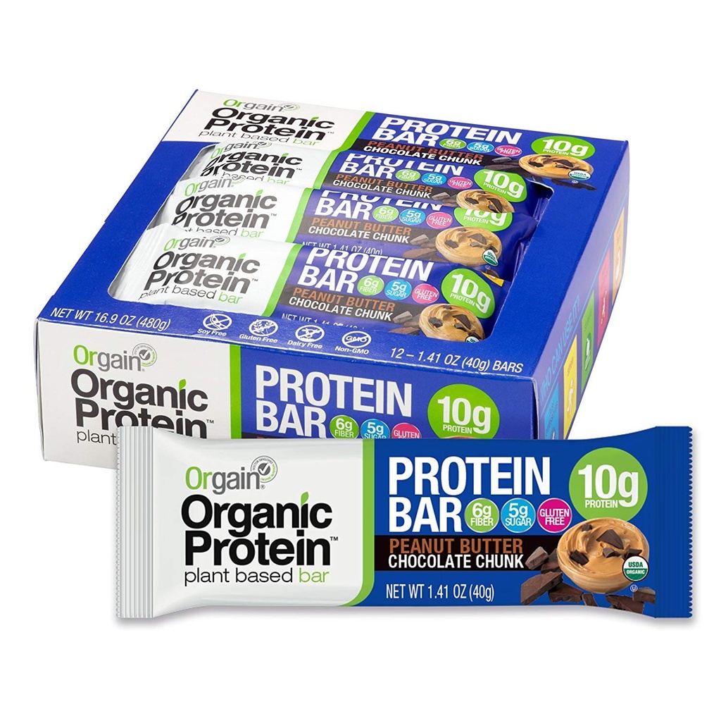 Nos barres de protéines organiques - Cas de 12 - 1.41 OZ