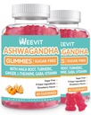 Gummies Ashwagandha avec vitamine D pour les femmes et les hommes, Gummy Ashwagandha avec poudre de racine de Maca