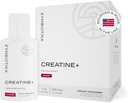 CYMBIOTIKA Creatine+, Creatine et supplément de glutamine pour Amino Energy, Recovery, Muscle Mass & Brain Support, Livraison liposomique, Sans gluten et végétalien, Arôme de framboise - Pouches de 30ml (paquet de 20)