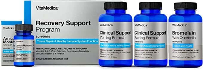 Programme de soutien à la récupération de VitaMedica + Arnica Montana 30X) Suppléments naturels post-chirurgie