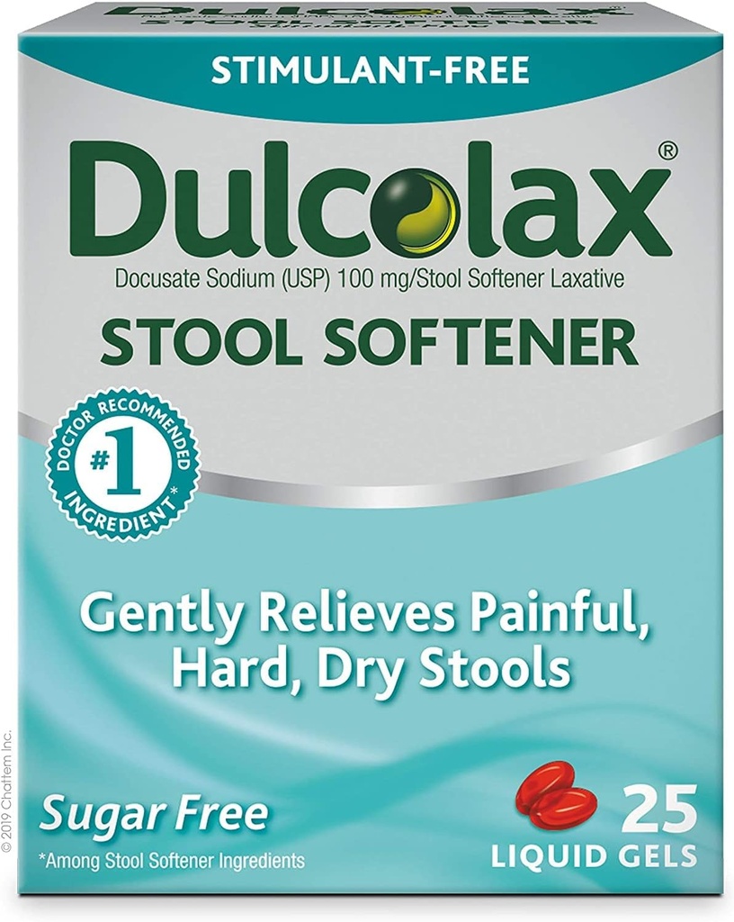 Dulcolax Tabouret Adoucisseur 25 Gels liquides