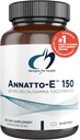 Designs for Health Annatto-E 150mg Tocotrienols - DeltaGold Vitamin E Complex Supplement with Delta + Gamma Tocotrienols - Cardiovascular, Healthy Aging + Antioxidant Support - Non-GMO (30 Softgels)