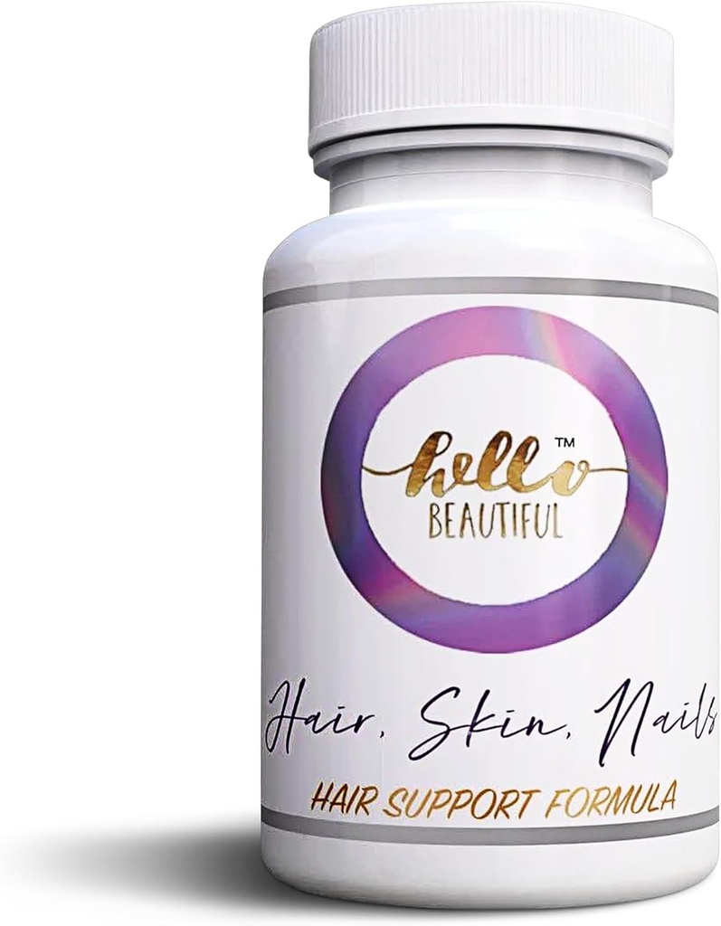Bonjour belle peau de cheveux et ongles vitamines pour les femmes - Vitamines de croissance des cheveux - Supplément Biotine pour la perte de cheveux - Huile de croissance énergie vitamines pour les femmes – 5000 mcg