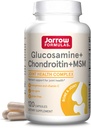 Jarrow Formulas® Glucosamine + Chondroitin + MSM Capsules, Joint Support Supplement with Vitamin C and Manganese, 30 Capsules, 120 Day Supply