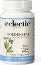 Eclectic Institute Capsules de seaux d'or séchées au gel brut éclectique 100 CT
