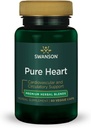 Swanson Pure Heart Cardiovasculaire Circulatoire Santé Antioxydant Resvératrol Pression artérielle Cholestérol Support Supplément à base de plantes 60 Capsules de Veggie (capsules de Veg) Vegan