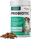 Wellnergy Daily Probiotics & Prebiotics Soft Chew for Dogs & Cats - Soutien digestif pour la diarrhée, la constipation, l'estomac, l'indigestion et le gaz - Aide la digestion, la peau allergique et la santé immunitaire 160ct