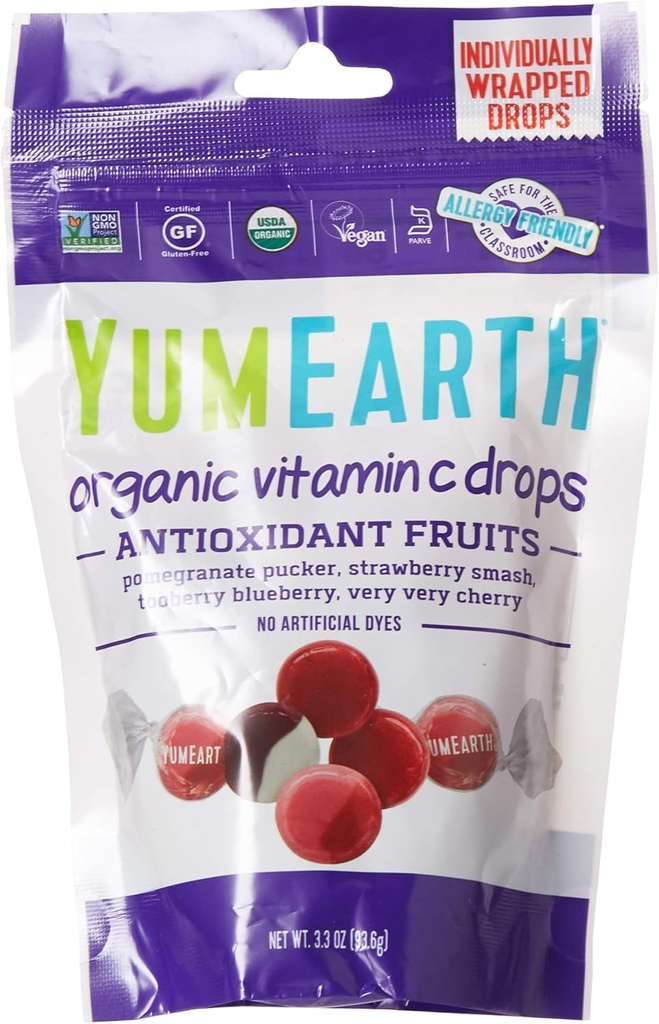 Terre miammée Vitamine biologique C gouttes Antioxifruits, 3.3 Once