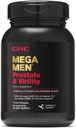 GNC Mega Hommes Prostate et Virility Multivitamine, soutient la santé sexuelle optimale et la santé de la prostate, 90 comte