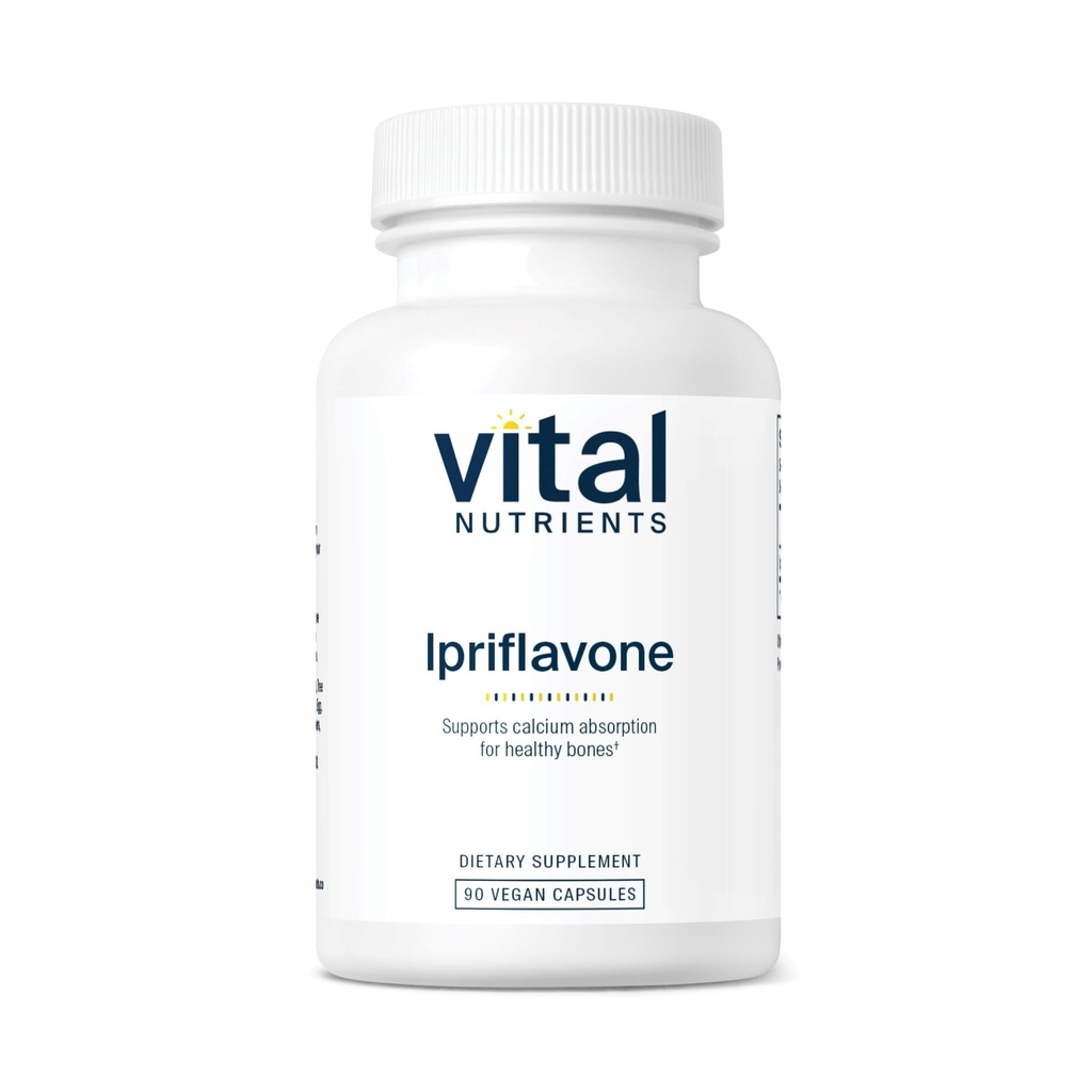 Nutriments vitaux Iprimlavone 600mg-$ Soutien à l'isoflavone pour les os sains et l'absorption de calcium
