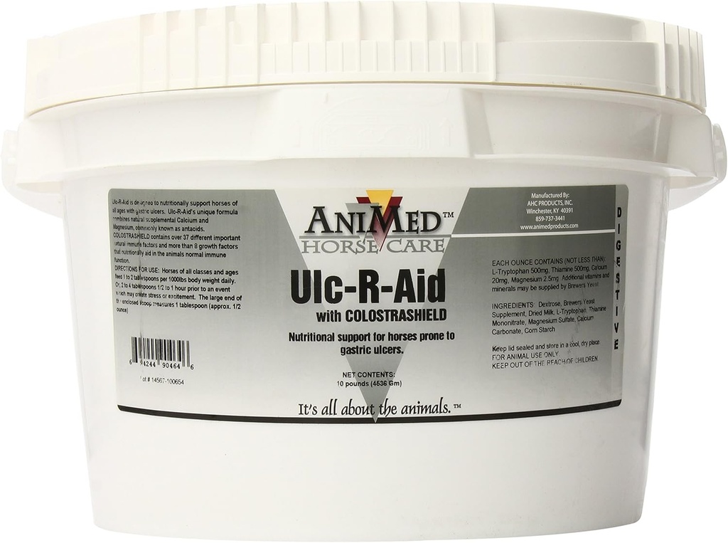 AniMed Ulc-R-Aid Supplément nutritionnel pour chevaux, 10-Pound
