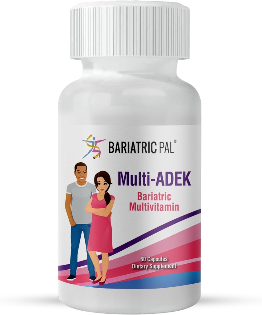 BariatricPal Multi-ADEK Capsules multivitamines bariatric (60 Nombre)