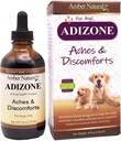Amber NaturalZ Adizone Herbal Supplement for Dogs | Supports Healthy Inflammatory Response, Occasional Discomfort, and Joint Function | Natural Aid for Active and Aging Canines