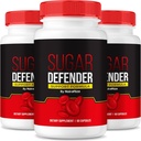 NutraRize (Pack of 3 Sugar Defender Supplément pour maintenir des niveaux sains, Sugar Defense 24 pilules alimentaires tout-naturel, Formule de soutien avancé pour le bien-être, Commentaires (180 capsules)