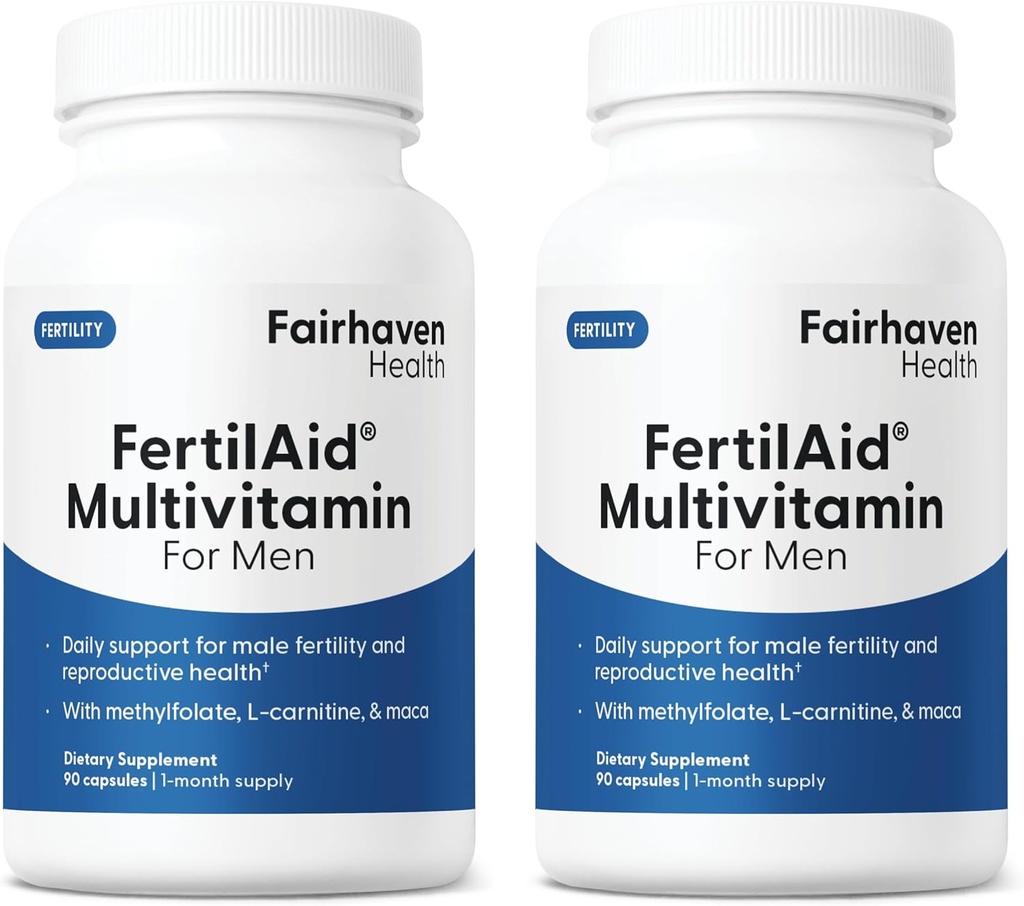 Fairhaven FertilAid santé pour les hommes suppléments de fertilité pour les hommes deux mois d'approvisionnement.