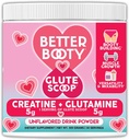 Better Booty Glute Scoop, Créatine pour les femmes Creatine + L-Glutamine Amino Acid, Supplément de mélange de boisson parfaite, Sans saveur (300 grammes, 30 portions)