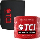 TC1 Sweat Plus de groupe comprend la taille régulière Sweat ceinture et topique Sweat Gel Enhancer entraînement avec Capsaicin