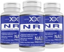 Formules Genex NR Nicotinamide Riboside 300mg (3 Pack) Précurseur NAD+ pour un vieillissement en santé - GMP-certifié, non OGM, sans gluten, végétarien