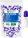 XPRS Nutra Taille 3 Capsules vides - 1000 Compte Capsules de gélatine vides - Pills Bricolage Capsule Remplissage - Pure Pilule de Gel de Pilule pour Do-It-Youlf Vitamines et Suppléments (Purple/White)