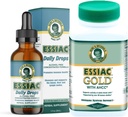 Essiac Power Bundle Tea Daily Drops Gold w/AHCC Mushroom Extract!
