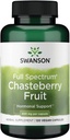 Swanson Chasteberry Fruit - Supplément à base de plantes Promouvoir la santé des femmes & le soutien menstruel et ménopausique - Peut soutenir l'équilibre et la santé de la peau - (120 capsules, 400mg chacune)